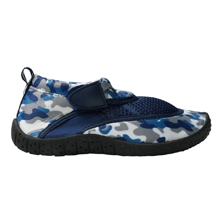 Young Original Senior Kids' Chris Printed Aqua socks, Navy, hi-res