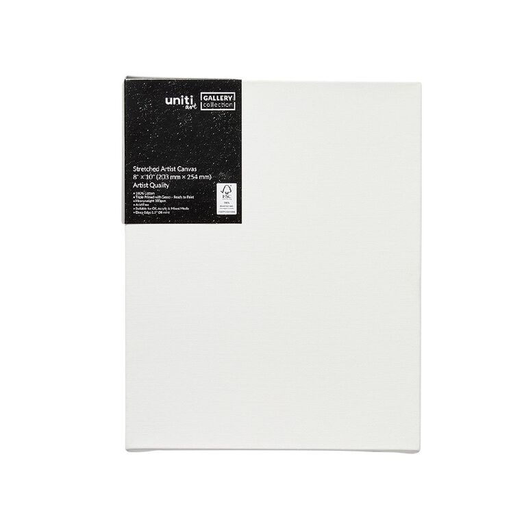 Uniti Plat Canvas 8in x 10in 380GSM, , hi-res