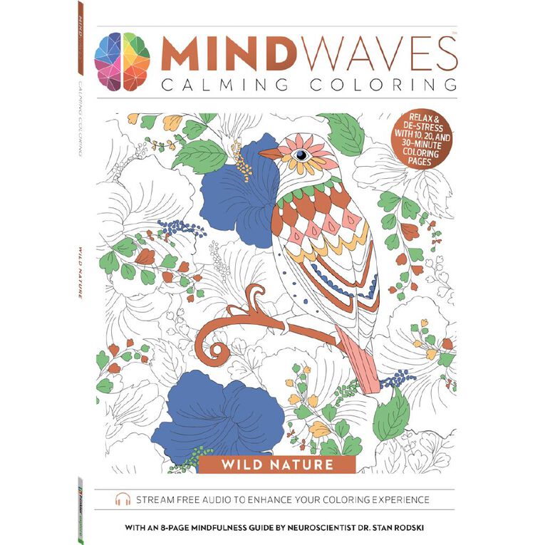 Mindwaves: Calming Colouring Nature, , hi-res