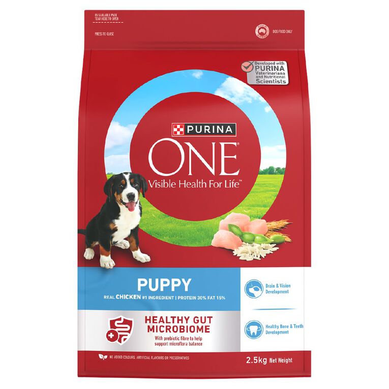PURINA ONE Puppy Chicken Dry Dog Food 2.5kg, , hi-res