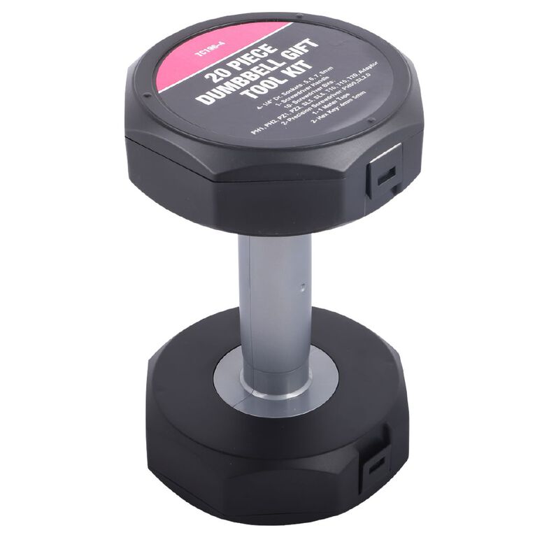Gift Tool Set 20 Piece in Dumbbell Shaped Container, , hi-res