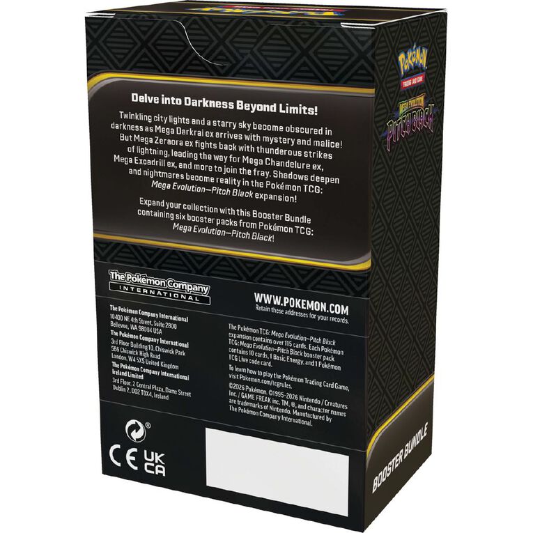 Pokemon ME 5 Pitch Black Booster Bundle LIMIT 2 PER CUSTOMER, , hi-res