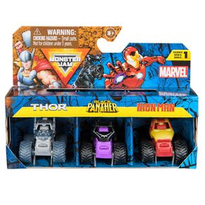 Monster Jam Mini Marvel 3 Pack