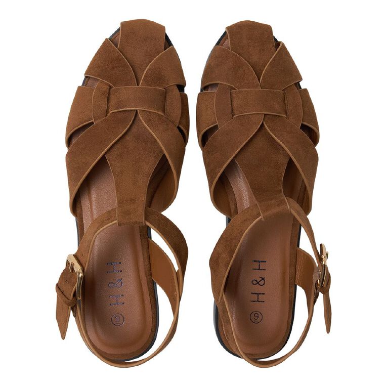 H&H Women's Fisherman Sandals, Tan, hi-res