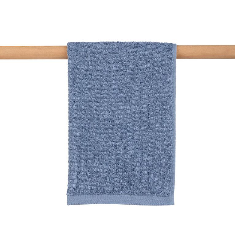 Living & Co Everyday Hand Towel Blue 40cm x 65cm, , hi-res