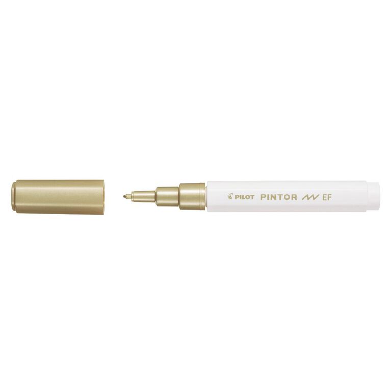 Pilot Pintor Extra Bullet 2.3mm Fine Tip Marker Gold, , hi-res