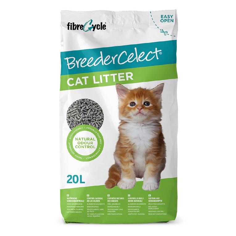 BreederCelect Recycled Paper Cat Litter 20Lt The Warehouse