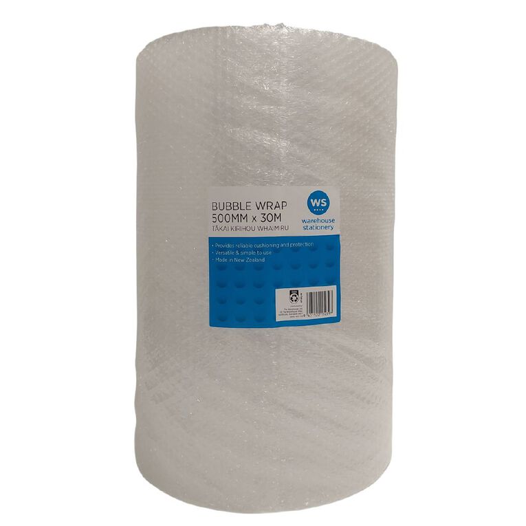 WS Bubble Wrap Roll 500mm x 30m, , hi-res