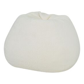 Living & Co Sherpa Bean Bag Snow