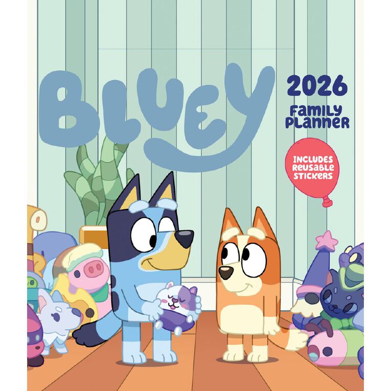 Bluey Family Planner 2026 Square, , hi-res