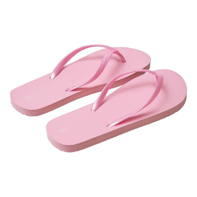 H&H Women's Plain Jandals, Pink, hi-res