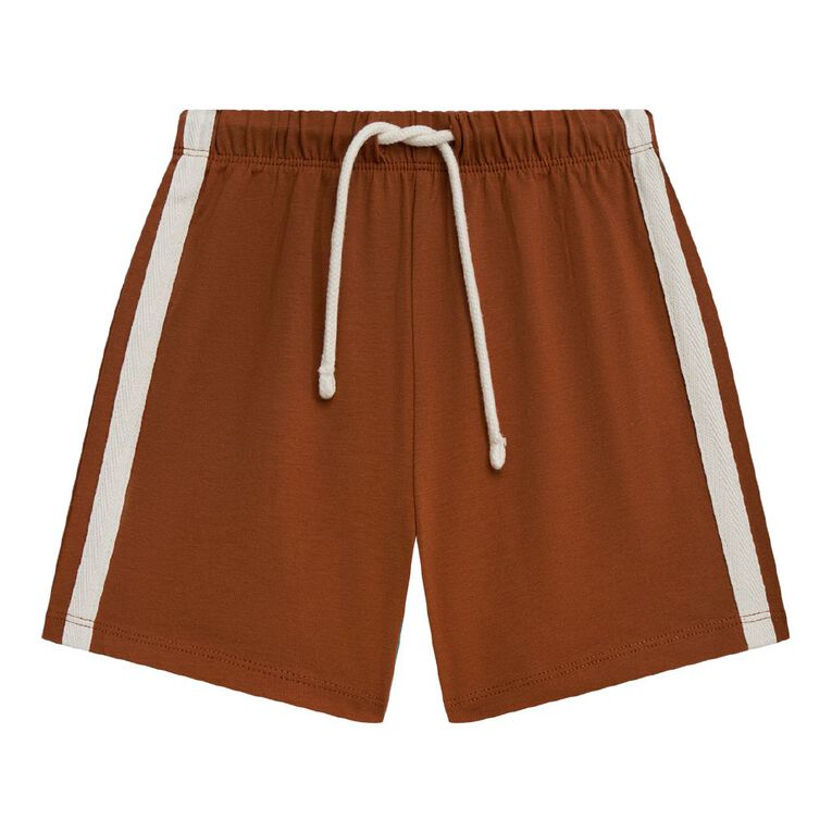 Young Original Preschool Jersey Shorts, Brown Dark, hi-res