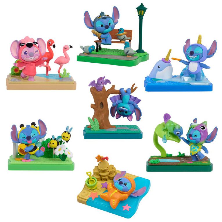 Stitch Goes Wild Collectible Figures Blind Boxes Assorted, , hi-res