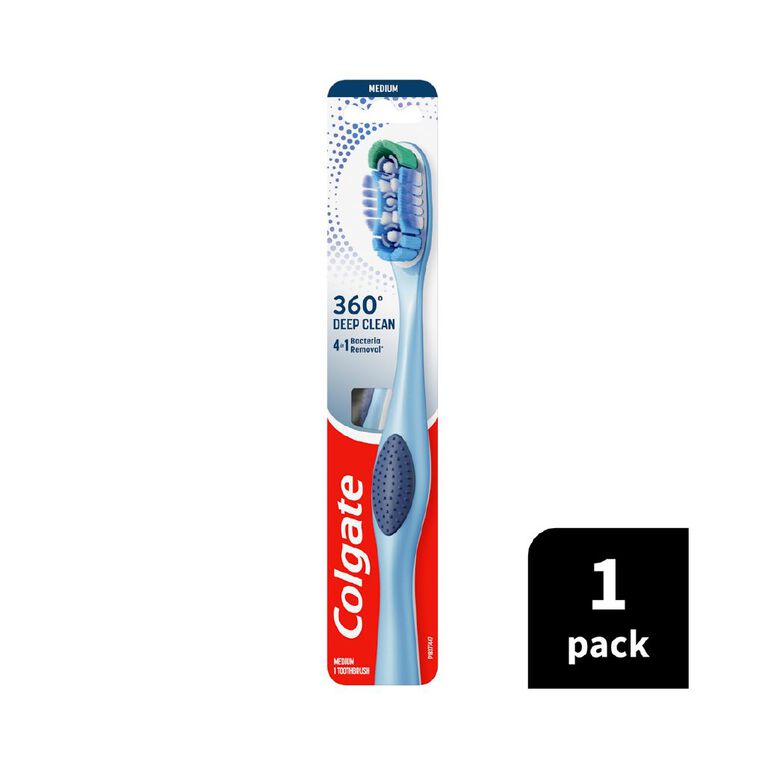 Colgate 360 Degree Toothbrush Medium Assorted, , hi-res