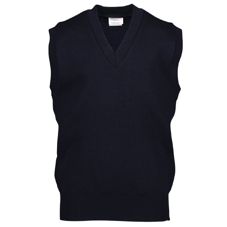 Schooltex Wool Vest, Midnight/Navy, hi-res