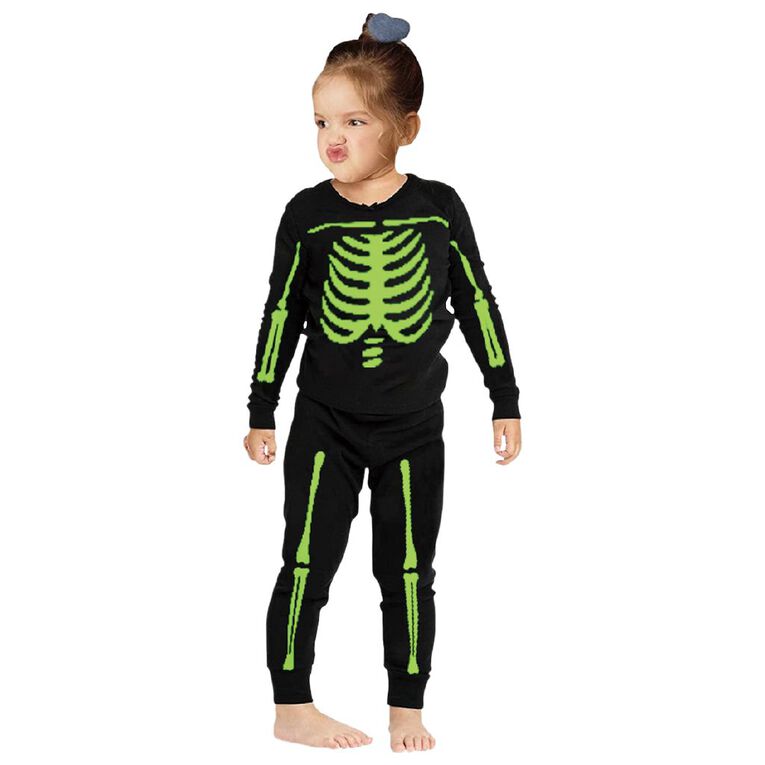 Scarehouse Glow-In-The-Dark Skeleton Costume 1-2 Years, , hi-res