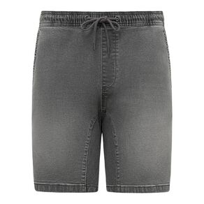 Garage Men's Denim Elastic Waist Shorts
