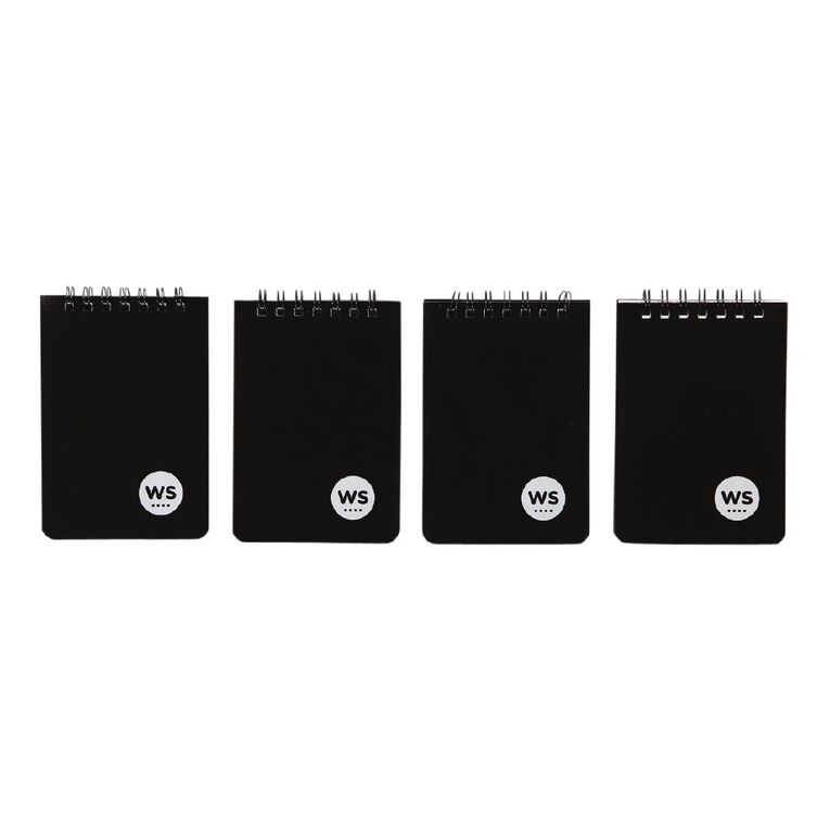 WS Notebook PP Wiro 100 Pages Black A7, , hi-res