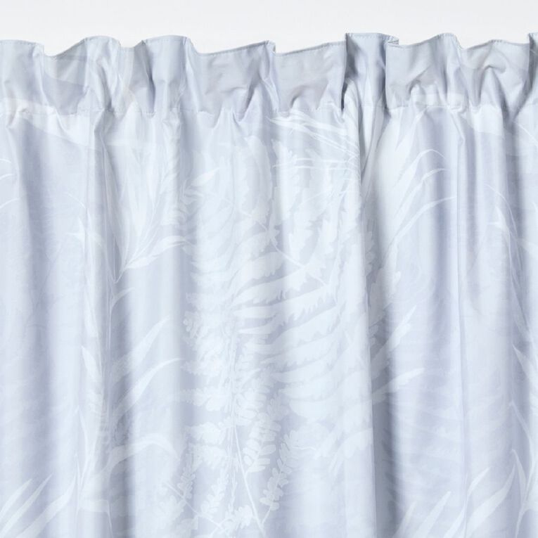 Living & Co Curtains Nature Grey 230-330cm Wide/160cm Drop, , hi-res