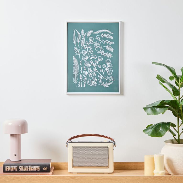 Living & Co Framed Print Botanic 30cm x 40cm, , hi-res