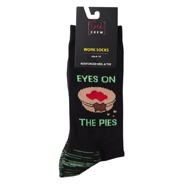Sock Crew Novelty Work Socks 1 Pack, Green, hi-res