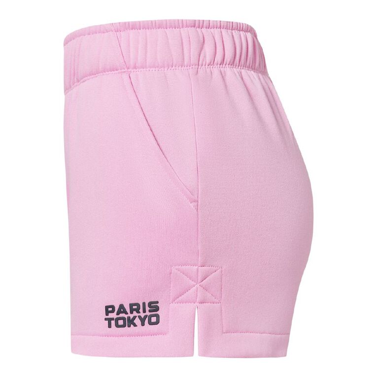 Garage Women's Fresh Fleece Short, Pink Mid, hi-res