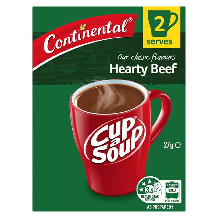 Continental Soup Hearty Beef 2 Pack