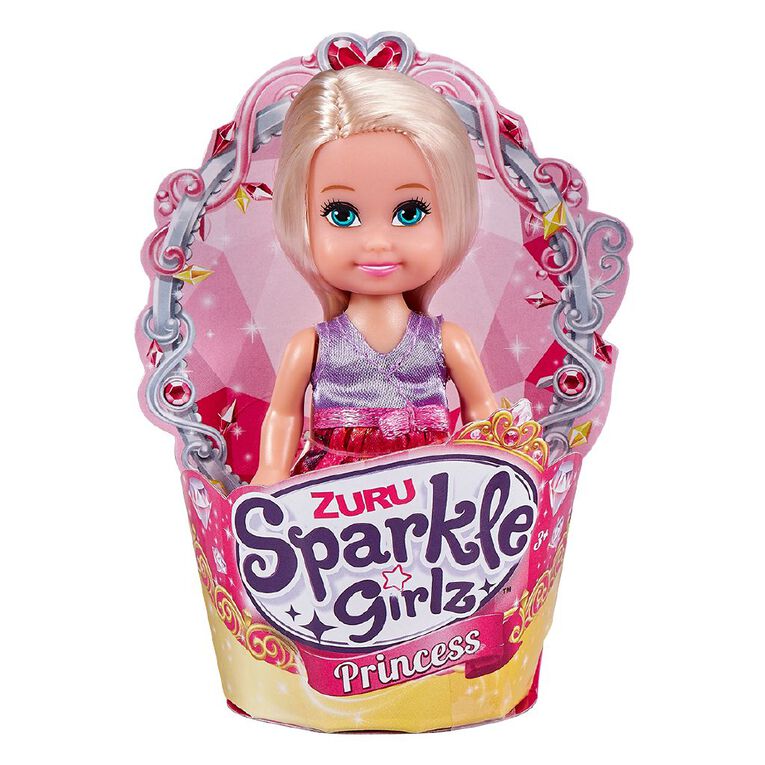 Zuru Sparkle Girlz Doll Princess Cupcake 10cm Assorted, , hi-res