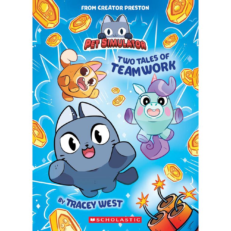 Pet Simulator #1 Two Tales Of Teamwork by Tracey West, , hi-res
