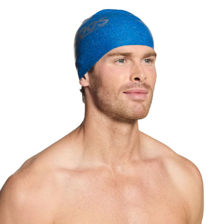 Zoggs Easy Fit Eco Cap Blue, , hi-res