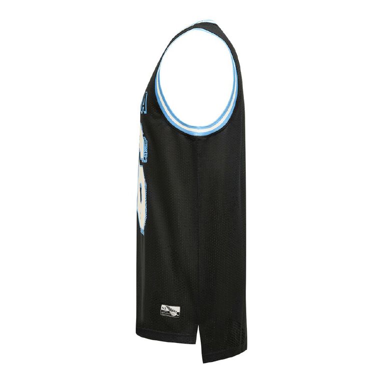 Active Intent Men's Supporter Basketball Singlet, Black, hi-res