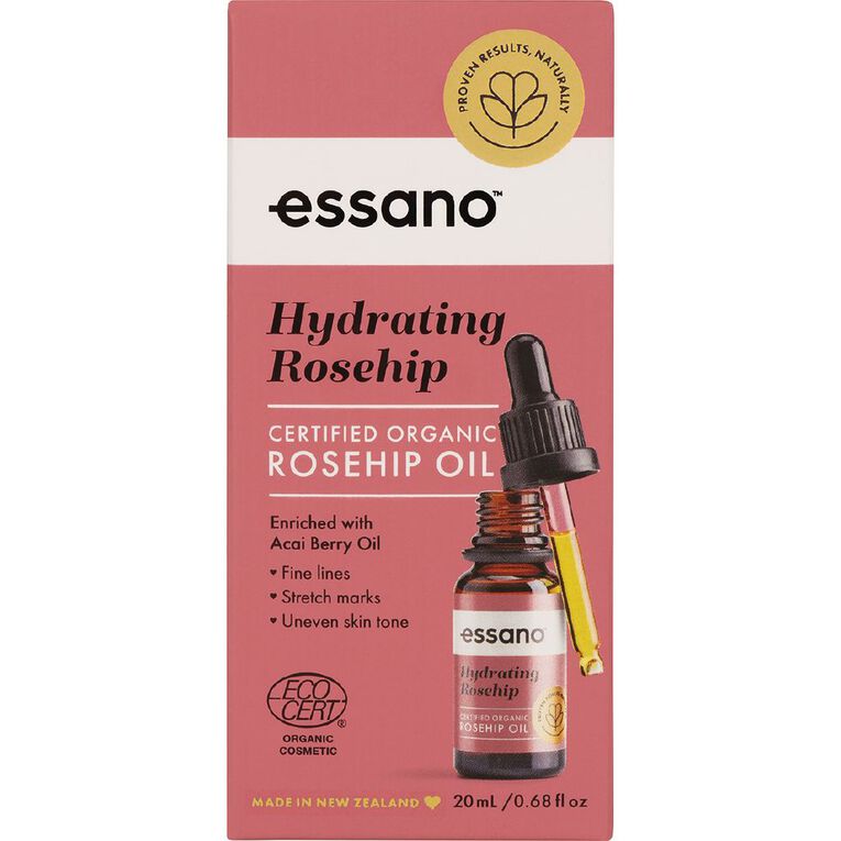 Essano Rosehip Organic Rosehip Oil 20ml, , hi-res