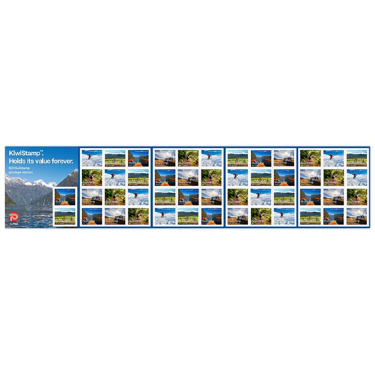 New Zealand Post Kiwi Stamp Booklet 50 Pack, , hi-res
