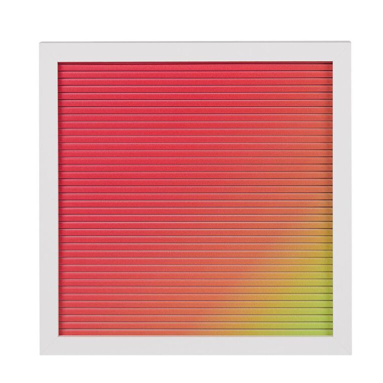 Living & Co Ombre Letterboard 25cm x 25cm, , hi-res