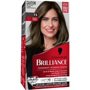 schwarzkopf brilliance frosty brown 73 permanent hair colour 1 each