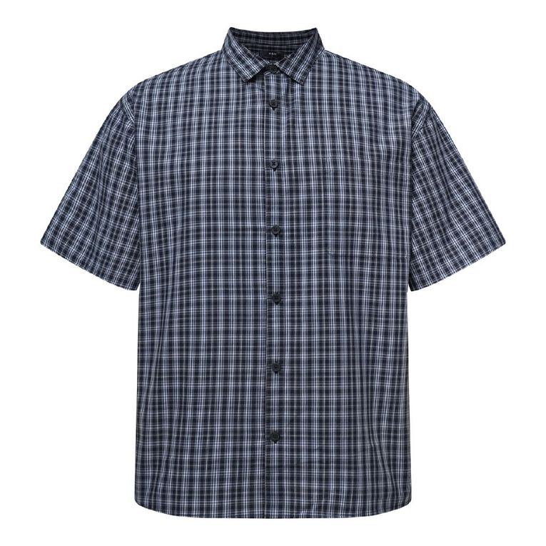 H&H Men's Check Shirt, Black, hi-res