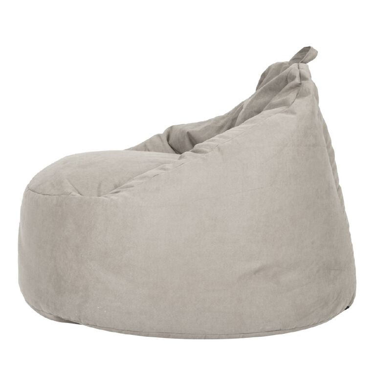 Living & Co Suede Look Bean Bag, , hi-res
