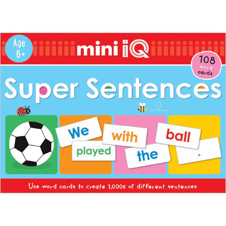 Mini iQ Super Sentences, , hi-res