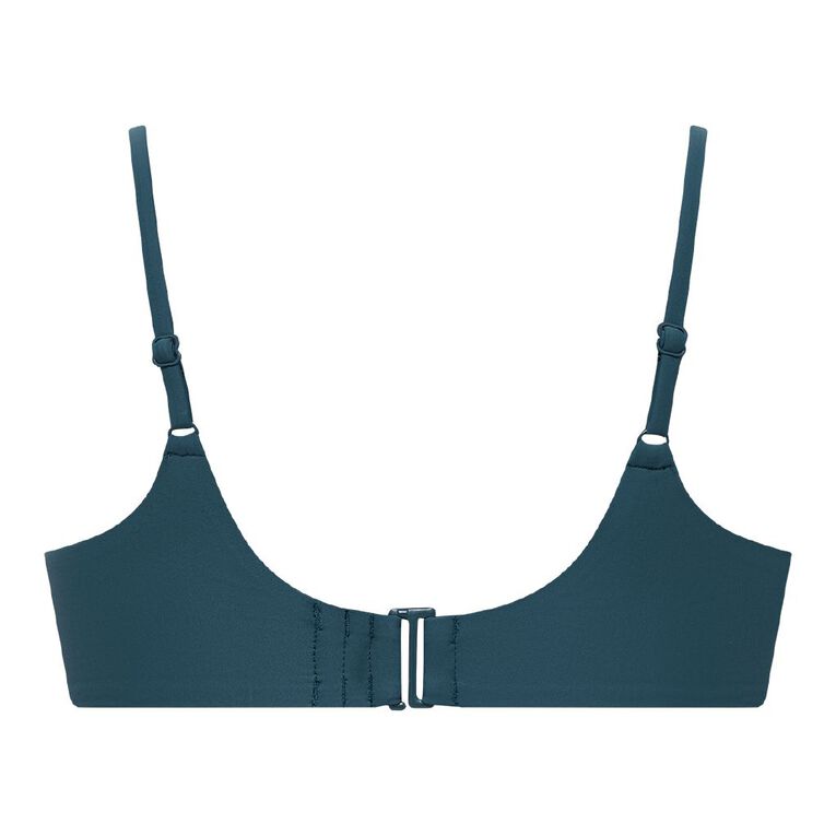 H&H Women's Underwire Bikini Top, Blue Dark, hi-res