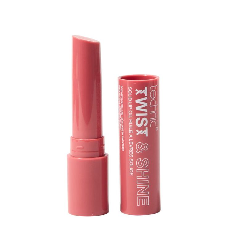 Technic Twist & Shine Solid Lip Oil - Rosey Glow, , hi-res