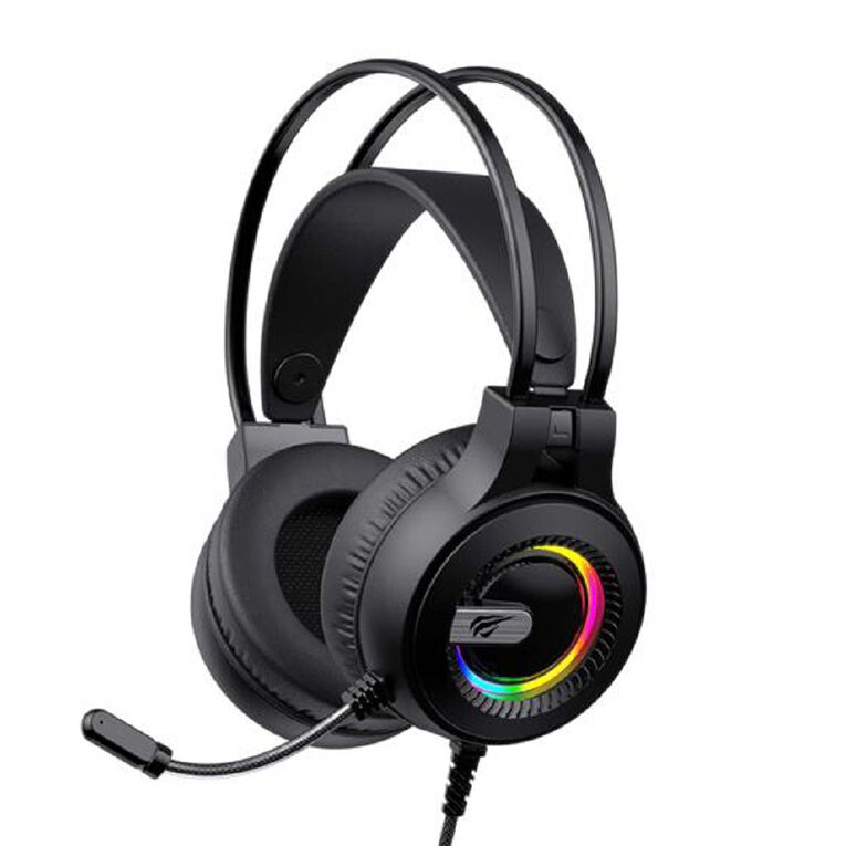 Gamenote 50mm RGB Headset Black DBL Band H2040D Black/Blue, , hi-res
