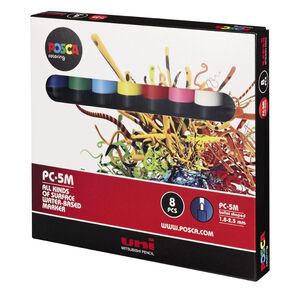 Uni POSCA Colours 8 Pack Assorted