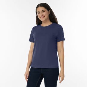 H&H Women's Essential Short Sleeve Crew Neck Tee
