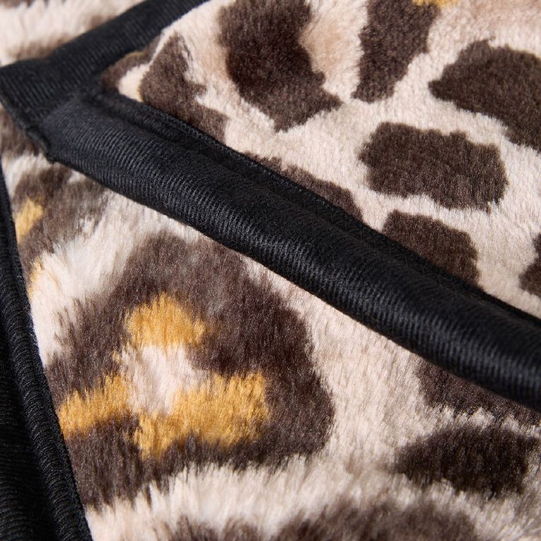 Living & Co 400gsm Mink Feel Blanket Jessa Multi-Coloured Queen, , hi-res