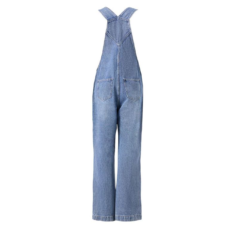 H&H Women's Overalls, Denim Mid, hi-res