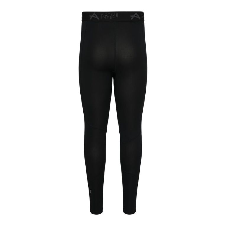Active Intent Men's Compression Pants, Black, hi-res