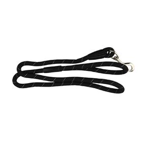 Pet HQ Reflective Rope Lead Black 120cm