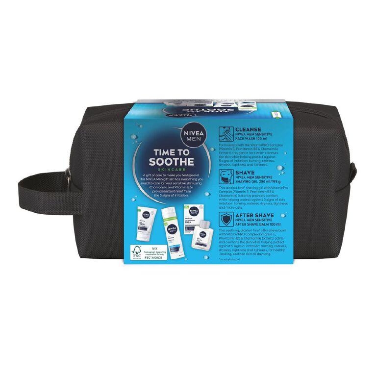 Nivea Men's Time to Soothe Gift Pack, , hi-res