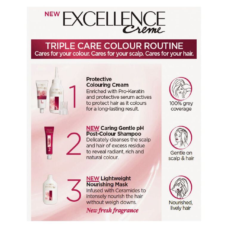 L'Oreal Paris Excellence Creme Hair Colour Brown 5, , hi-res
