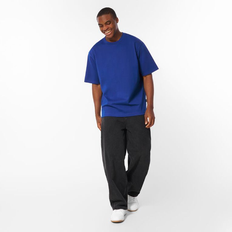 Garage Men's Heavyweight Boxy Tee, Blue Dark, hi-res